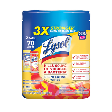 Lysol Disinf Wipes 70pk