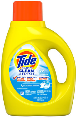 TIDE SIMPLY CLEAN 34OZ