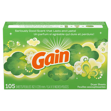 GAIN DRYER SHEETS 105PK