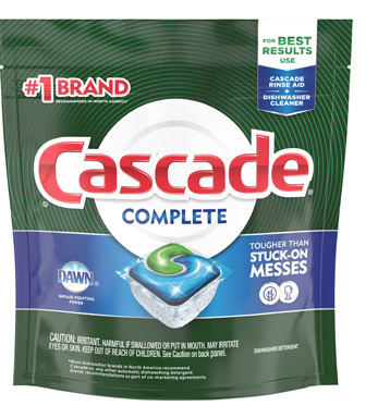 Cascade Complete Fresh Scent Pods Dishwasher Detergent 18 pk