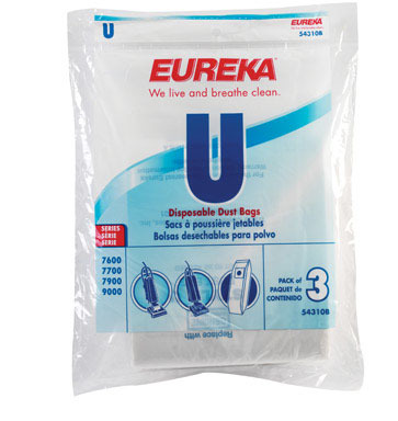 VAC BAG 3PK TYPE "U" EUREKA