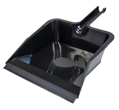 DUST PAN WIDE MOUTH BLK