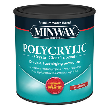 QT Minwax Polycrylic Gloss