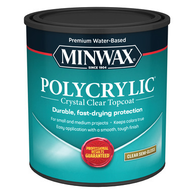 QT Minwax Polycrylic Semi-Gloss