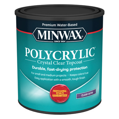 QT Minwax Polycrylic Satin