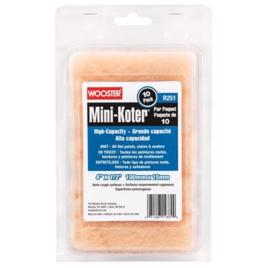 PAINT ROLLR CVR 4" 10PK