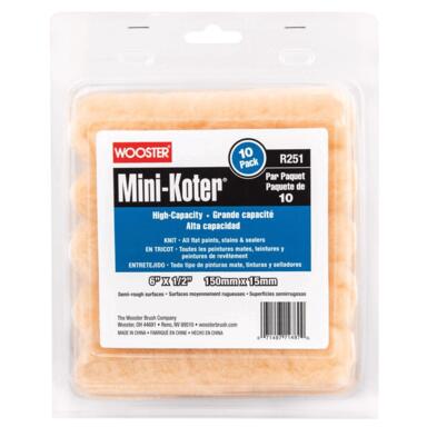 Wooster Roller Cvr 6" 10pk