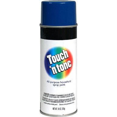 Rust-Oleum Touch n Tone Gloss Royal Blue Spray Paint 10 oz