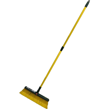 BROOM PLASTIC YLW 7"HW