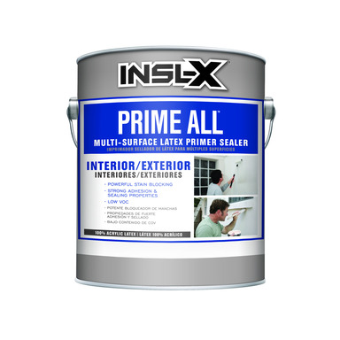 Insl-X Prime All White Flat Water-Based Acrylic Latex Primer 1 gal