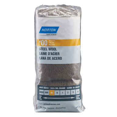 #00 VERY FINE STEEL WOOL 12 PACK