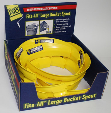 Bucket Spout Plastic Ylw