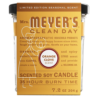 SOY CANDLE WHT ORG CLOVE