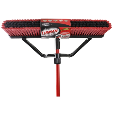 24" Push Broom with Squeegee
