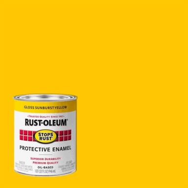 STOPS RUST ENAM YEL 1QT