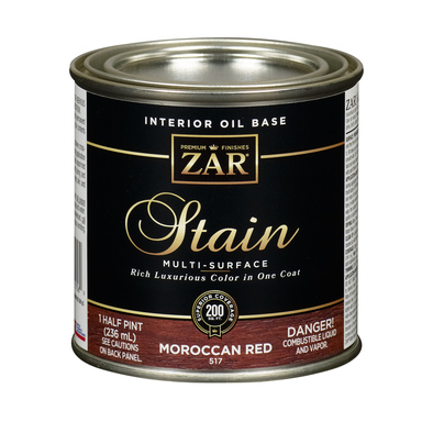 Zar 1/2PT Moroccan Red Stain