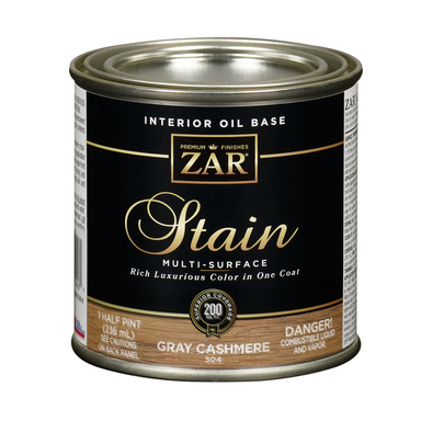 Zar 1/2PT Gray Cashmere Stain