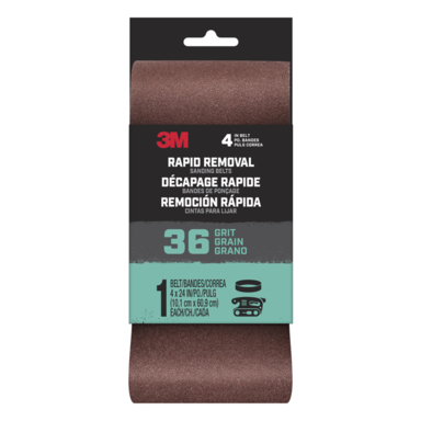 SANDNG BELT 36GRIT 4X24"