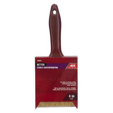 Ace Better Brush Stain Flat 4"