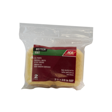 3"x3/8" PAINT ROLLER COVER 2PK