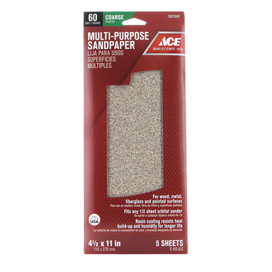 LIJA 4-1/2 x 11" ACE 60 GRIT