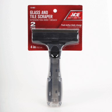 SCRAPER W/BLADE GLASS 4"W