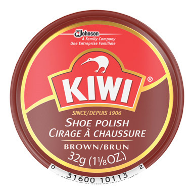 Kiwi Brown Shoe Polish 1-1/8 oz