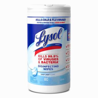 Lysol Wpes Crisp-linen 80ct