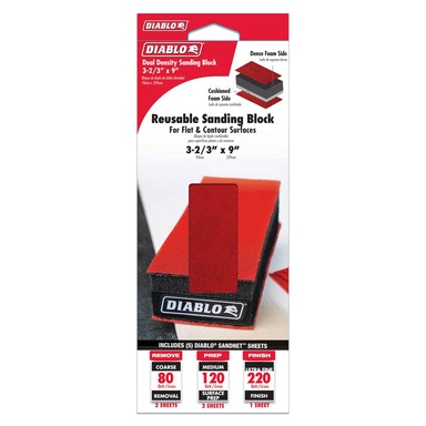 Asst Hand Sanding Pad 9"L