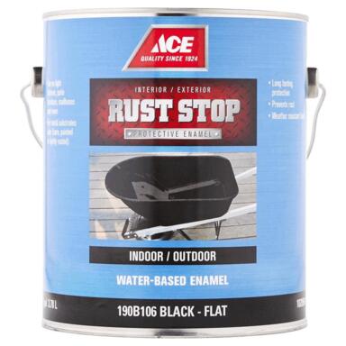 Rust Stop 1Gal I/E WB Flat Blk