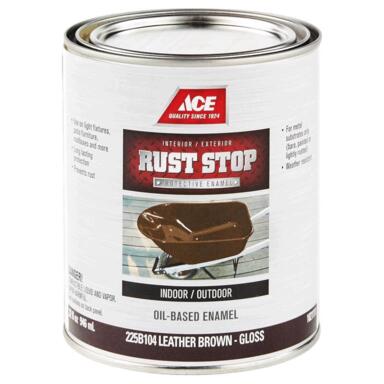 Rust Stop I/e Leather Brown Qt