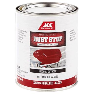 Rstp I/e Oil Based Gls 1qt Red