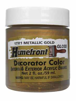 PAINT 2OZ JAR METLC GOLD