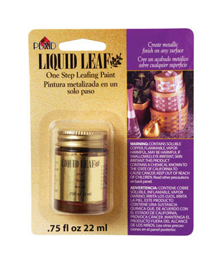 LIQUID LEAF .75OZ BRASS