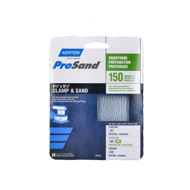 4.5X5.5 C&S 150G 5PK SANDING SHT