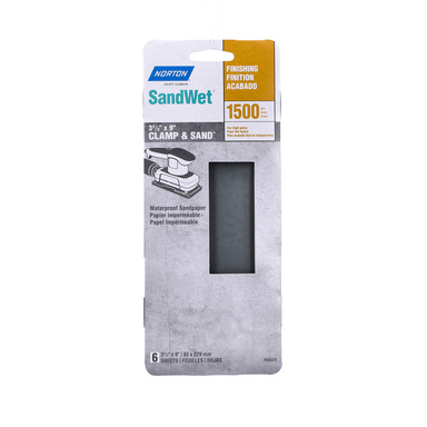 9X3 1500GRT 6PK SANDING SHEET