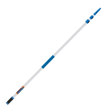 Alum Extension Pole Blu/wt 18'