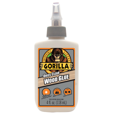 WOOD GLUE GORILLA CLR 4OZ