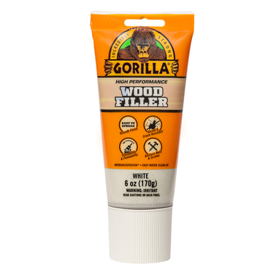 Gorilla Wood Filler 6oz Wht