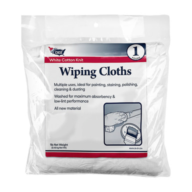 WIPING CLOTH WHITE 1LB