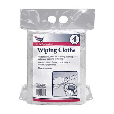 WIPING CLOTH WHITE 4LB