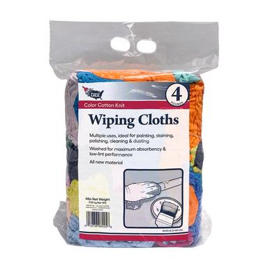 WIPING CLOTH ASST 4LB