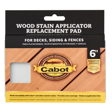 WOOD STAIN RPLCM PAD 6"