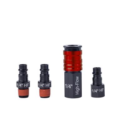 AIR COUPLER/PLUG SET 4PC