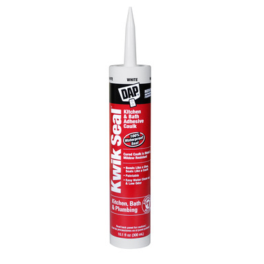 ADHESVE CAULK WHT 10.1OZ