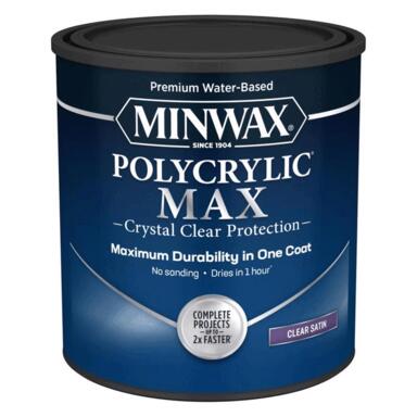 QT Clear Satin Polycrylic Max