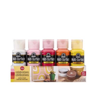 MULTI-SURFACE SATIN ACRYLIC SET