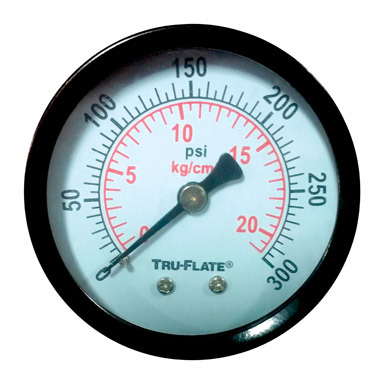 GAUGE AIR B MNT300PSI1/4