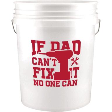 BUCKET PE WHT 5 GAL