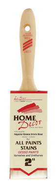 Linzer Home Decor 2 in. Flat Paint Brush